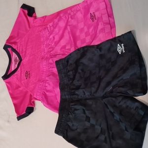 Girls Soccer Shorts & Jersey